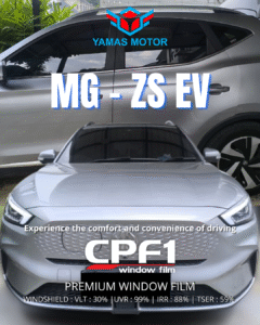 Detail kaca film anti gores untuk perlindungan kaca mobil Tangeran