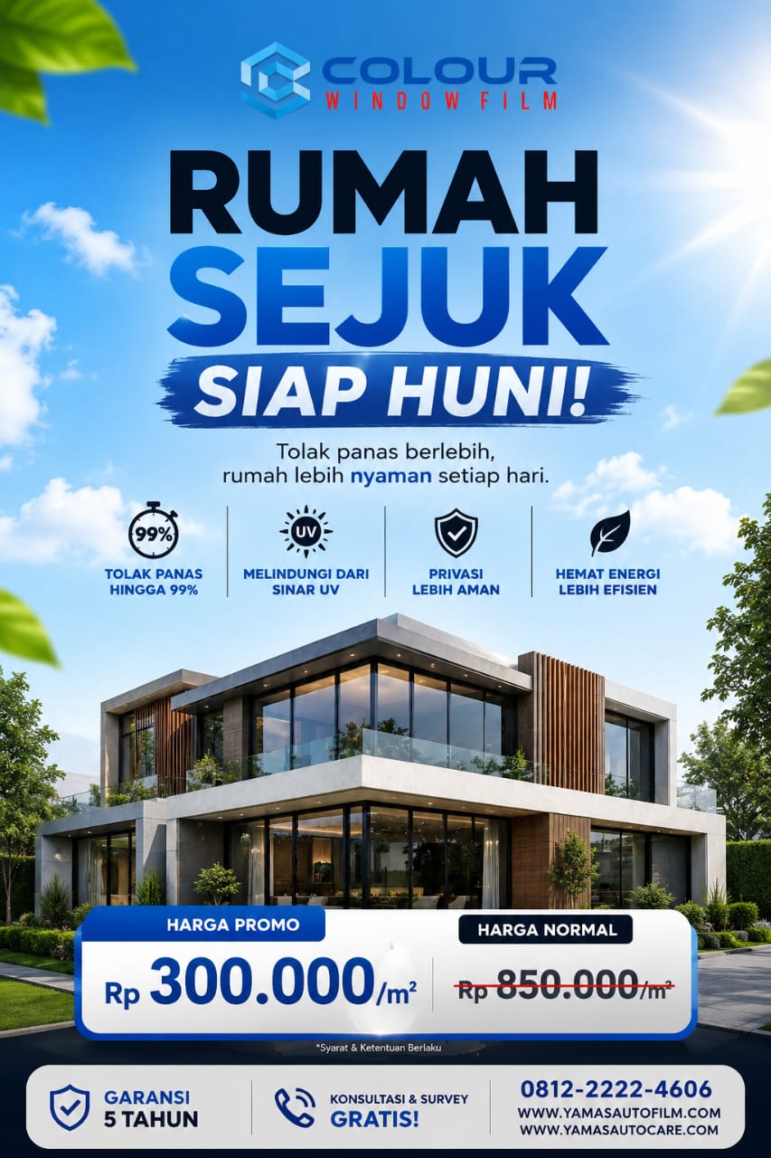 Rumah Sejuk Siap Huni : tolak panas berlebih,rumah lebih nyaman setiap hari