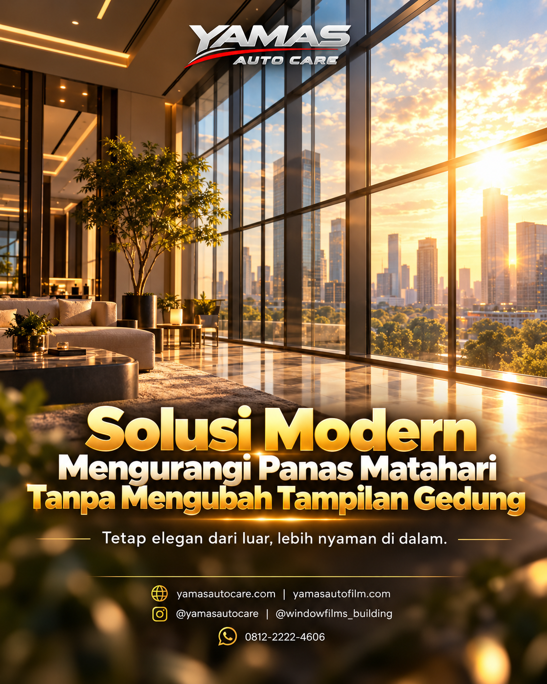 Solusi Modern Mengurangi Panas Matahari Tanpa Mengubah Penampilan Gedung
